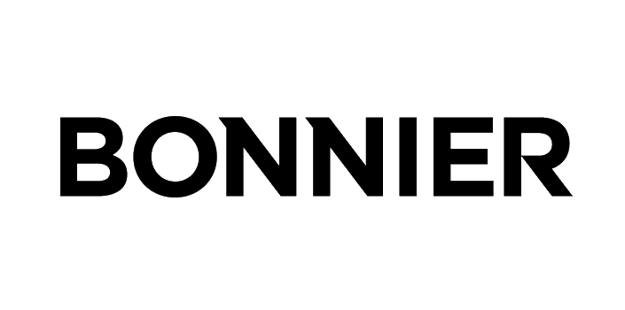 Bonnier logotyp i grått