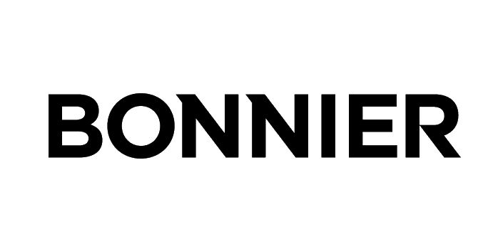 Bonnier logotyp i grått