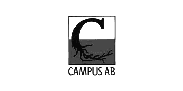 Campus AB logotyp i grått