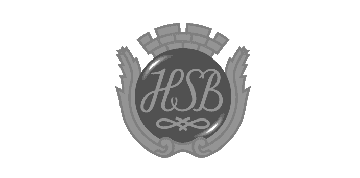 HSB logotyp i grått