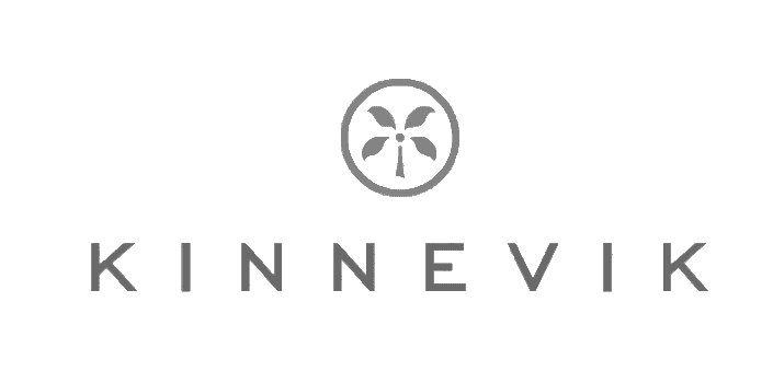 Kinnevik logotyp i grått