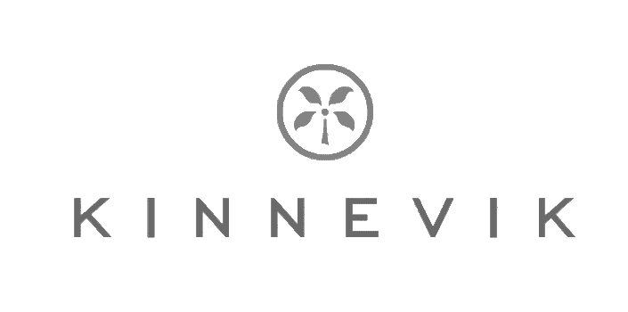 Kinnevik logotyp i grått